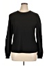 Nicole Miller Black Long Sleeve Top Size XL - photo 1