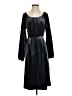 Lands' End Solid Gray Black Cocktail Dress Size S - photo 1