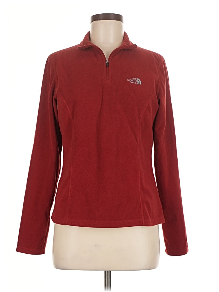 Pre-owned The North Face Pullover Sweater In Burgundy