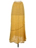 Rhode 100% Rayon Print Yellow Casual Skirt Size XXS - photo 2
