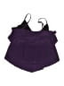 AQUARAMA Solid Purple Swimsuit Top Size L (estimated) - photo 2