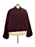 Boohoo 100% Polyester Burgundy Jacket Size 24 - photo 1