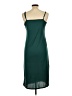 Unbranded 100% Polyester Solid Green Casual Dress Size L (estimated) - photo 2