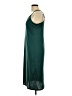 Unbranded 100% Polyester Solid Green Casual Dress Size L (estimated) - photo 5