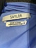 Saylor 100% Polyester Solid Blue Casual Dress Size S - photo 6