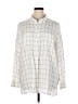 GOODTHREADS 100% Modal Ivory Long Sleeve Button-Down Shirt Size XL - photo 1