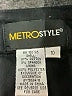 Metrostyle Solid Black Jacket Size 10 - photo 6