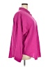 Torrid Solid Pink 3/4 Sleeve Button-Down Shirt Size 2X Plus (2) - photo 4