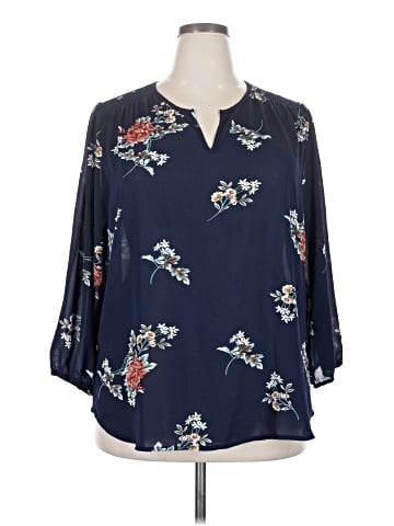 Fun2Fun 3/4 Sleeve Blouse (view 1)