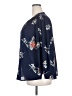 Fun2Fun 100% Polyester Floral Blue 3/4 Sleeve Blouse Size 2X - photo 5