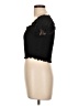 Shein 100% Polyester Black Short Sleeve Top Size L - photo 5
