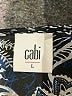 CAbi 100% Polyester Floral Black Short Sleeve Blouse Size L - photo 7