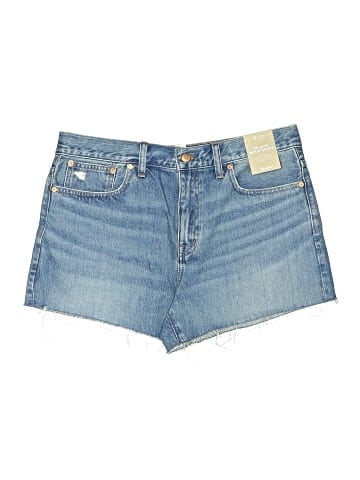 Madewell Relaxed Denim Shorts in Kelton Wash: Raw-Hem Edition (view 1)
