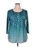 Unbranded Teal 3/4 Sleeve T-Shirt Size XXL - photo 1
