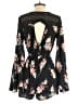 Band of Gypsies 100% Polyester Floral Black Romper Size S - photo 2