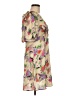 Topshop 100% Polyester Floral Tan Casual Dress Size 8 - photo 4