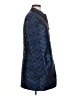 Anne Klein 100% Polyester Chevron-herringbone Blue Coat Size 6 - photo 4