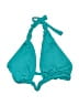 Vitamin A Solid Teal Swimsuit Top Size 10 - photo 1
