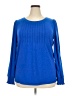 Automet Blue Long Sleeve Blouse Size 2X - photo 1