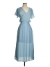 Sienna Sky 100% Polyester Blue Casual Dress Size S - photo 1