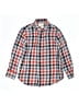 Crewcuts 100% Cotton Plaid Red Long Sleeve Button-Down Shirt Size 6 - 7 - photo 1