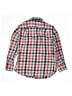 Crewcuts 100% Cotton Plaid Red Long Sleeve Button-Down Shirt Size 6 - 7 - photo 2