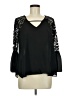 By & By 100% Polyester Black 3/4 Sleeve Blouse Size M - photo 1
