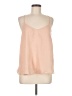 Design Lab Lord & Taylor 100% Polyester Tan Sleeveless Blouse Size M - photo 1