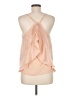 Design Lab Lord & Taylor 100% Polyester Tan Sleeveless Blouse Size M - photo 2