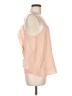 Design Lab Lord & Taylor 100% Polyester Tan Sleeveless Blouse Size M - photo 4