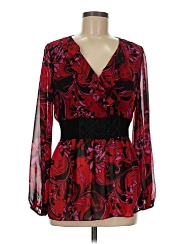 Bisou Bisou Long Sleeve Blouse (view 1)