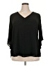 Bebonnie Black 3/4 Sleeve Blouse Size XXL - photo 1
