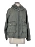 Zara Basic Solid Green Raincoat Size S - photo 1