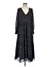 Madewell 100% Polyester Paisley Black Casual Dress Size S - photo 1