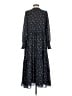 Madewell 100% Polyester Paisley Black Casual Dress Size S - photo 2