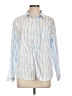Assorted Brands Stripes Blue Long Sleeve Button-Down Shirt Size L (estimated) - photo 1