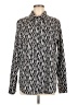 Unbranded Chevron-herringbone Black Long Sleeve Blouse Size M - photo 1