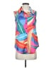 Zeagoo Color Block Pink Sleeveless Blouse Size S - photo 1