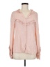 Paige Pink Long Sleeve Blouse Size M - photo 1
