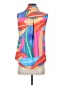 Zeagoo Color Block Pink Sleeveless Blouse Size S - photo 2