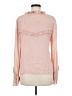 Paige Pink Long Sleeve Blouse Size M - photo 2