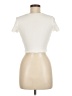 Shein Ivory Short Sleeve Turtleneck Size 6 - photo 2