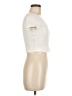 Shein Ivory Short Sleeve Turtleneck Size 6 - photo 4