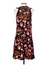 CAbi 100% Polyester Print Brown Casual Dress Size XS - photo 2