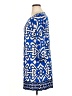 Laundry by Design Print Blue Casual Dress Size 14 - photo 5