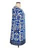 Laundry by Design Print Blue Casual Dress Size 14 - photo 4