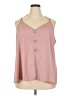 Shein Curve 100% Polyester Pink Sleeveless Blouse Size 20 Plus (4) - photo 1