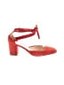 J.Crew Red Heels Size 8 1/2 - photo 1