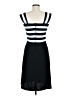 Scarlett Nite Stripes Black Cocktail Dress Size 8 - photo 2