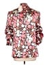 Cinq à Sept 100% Polyester Floral Pink Jacket Size 12 - photo 2
